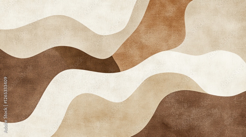 Abstract earthy waves background design Abstract earthy waves background design