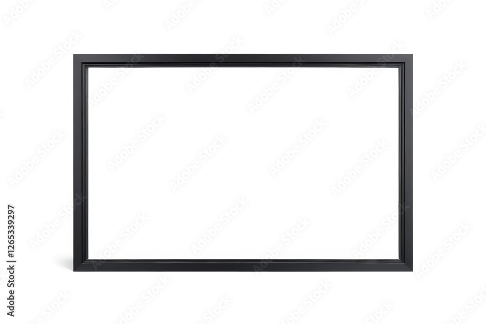 a close up of a black frame with a white background a close up of a black frame with a white background