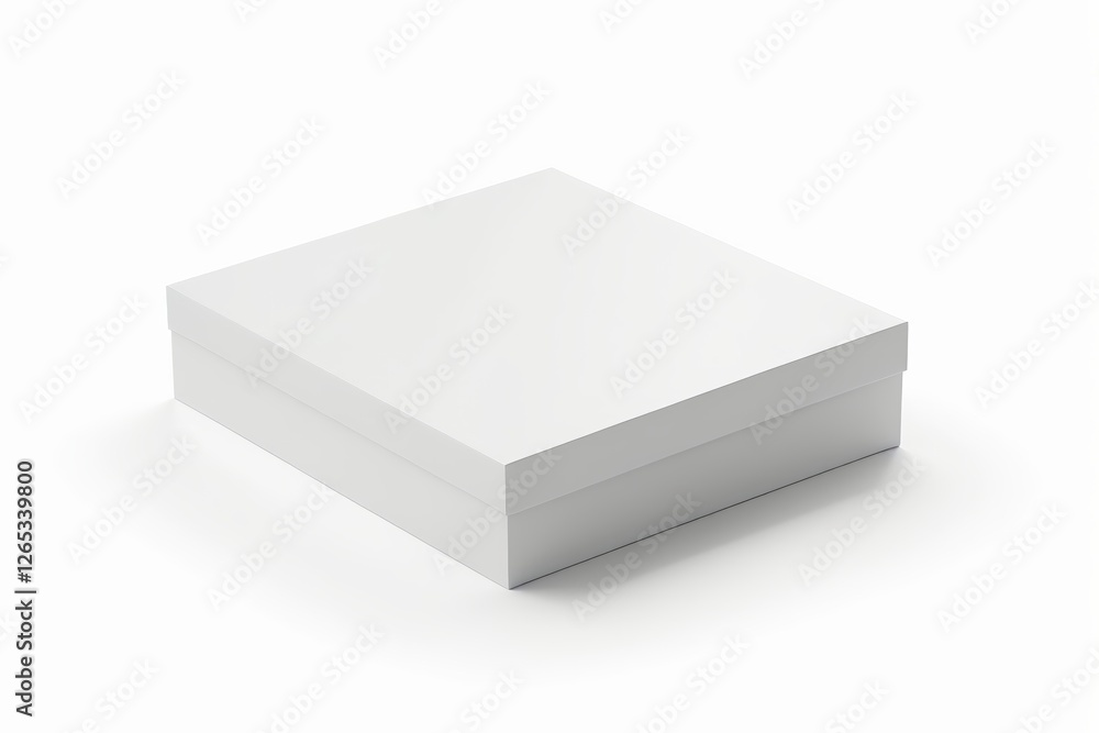 there is a white box with a lid on a white surface there is a white box with a lid on a white surface