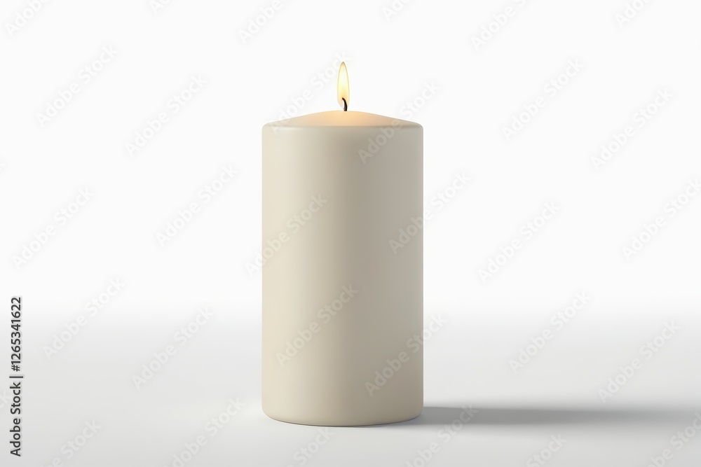 a close up of a lit candle on a white surface a close up of a lit candle on a white surface