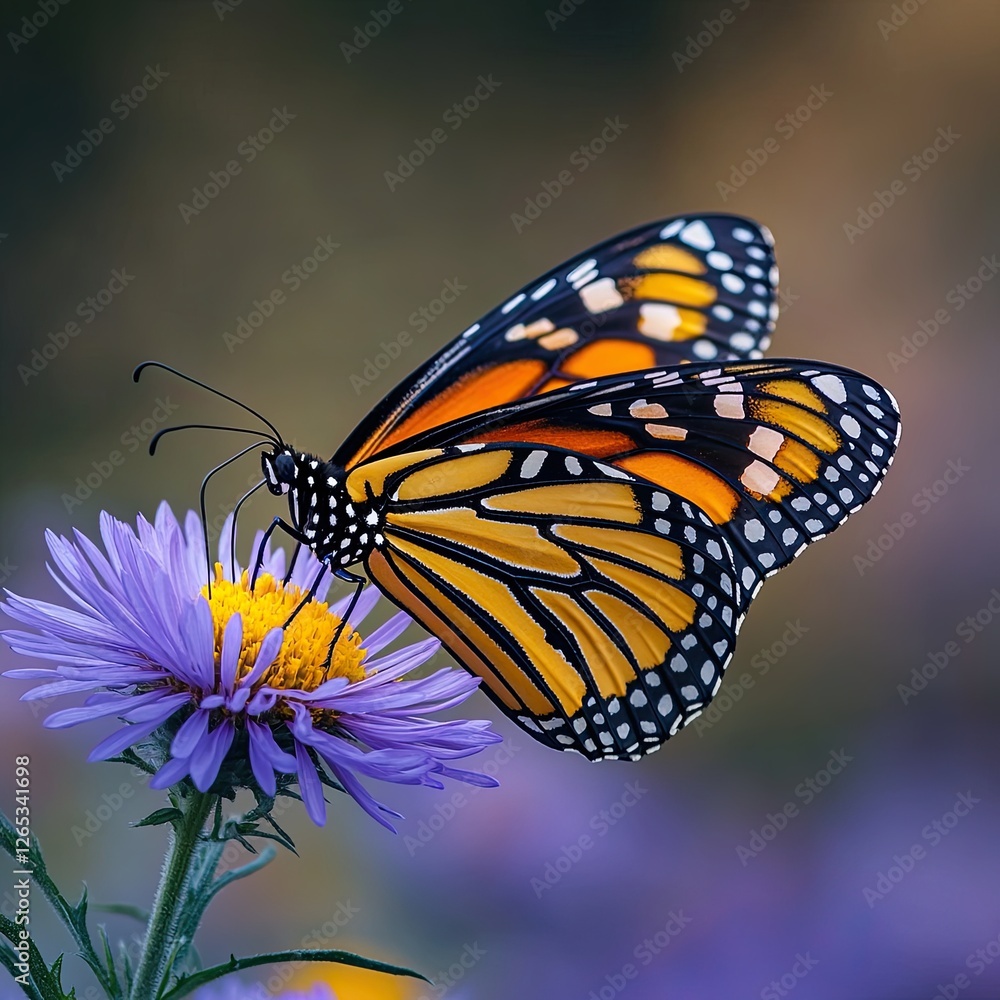 Fototapeta premium Butterfly Beauty: An Intimate Look at Lane’s Metal Stamp