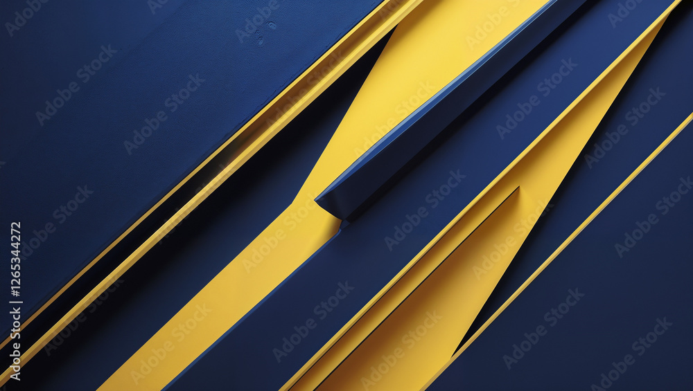 Bright navy blue and yellow dynamic abstract vector background with diagonal lines. 3d cover of business presentation banner for sale event night party.
Bright navy blue and yellow dynamic abstract vector background with diagonal lines. 3d cover of business presentation banner for sale event night party.