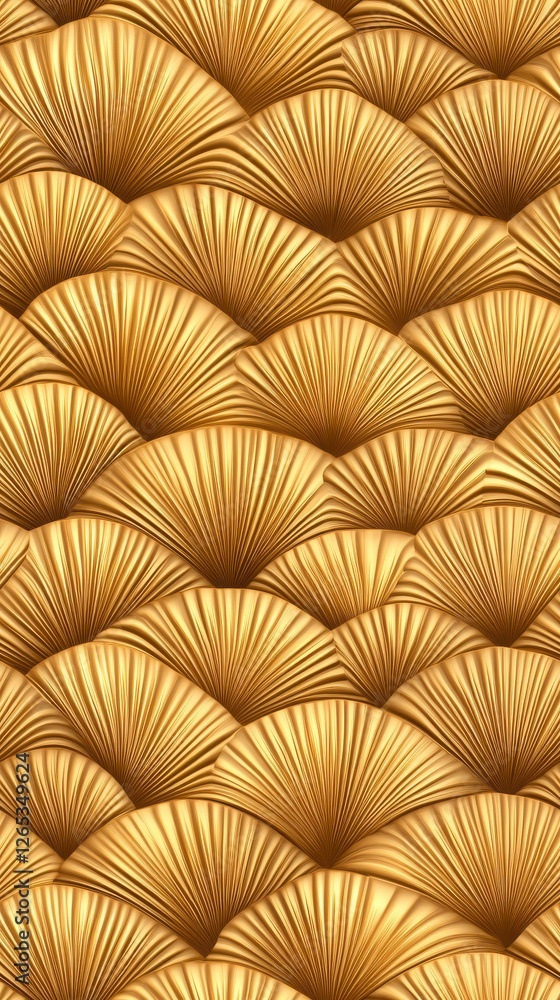 A textured gold pattern featuring elegant, wave-like shapes that create a luxurious and sophisticated appearance. A textured gold pattern featuring elegant, wave-like shapes that create a luxurious and sophisticated appearance.