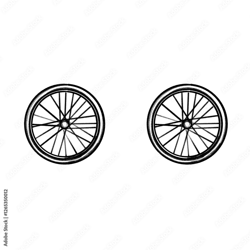 Bicycle, Wheels, Hand drawing, illustration, pencil, sketch, transparent PNG Bicycle, Wheels, Hand drawing, illustration, pencil, sketch, transparent PNG