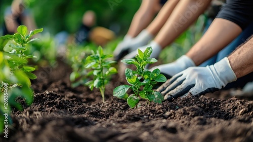 Empowering Change Witness Corporate Volunteers Planting Trees in this Eco-Friendly CSR Initiative, fostering environmental responsibility and community engagement This initiative promotes
