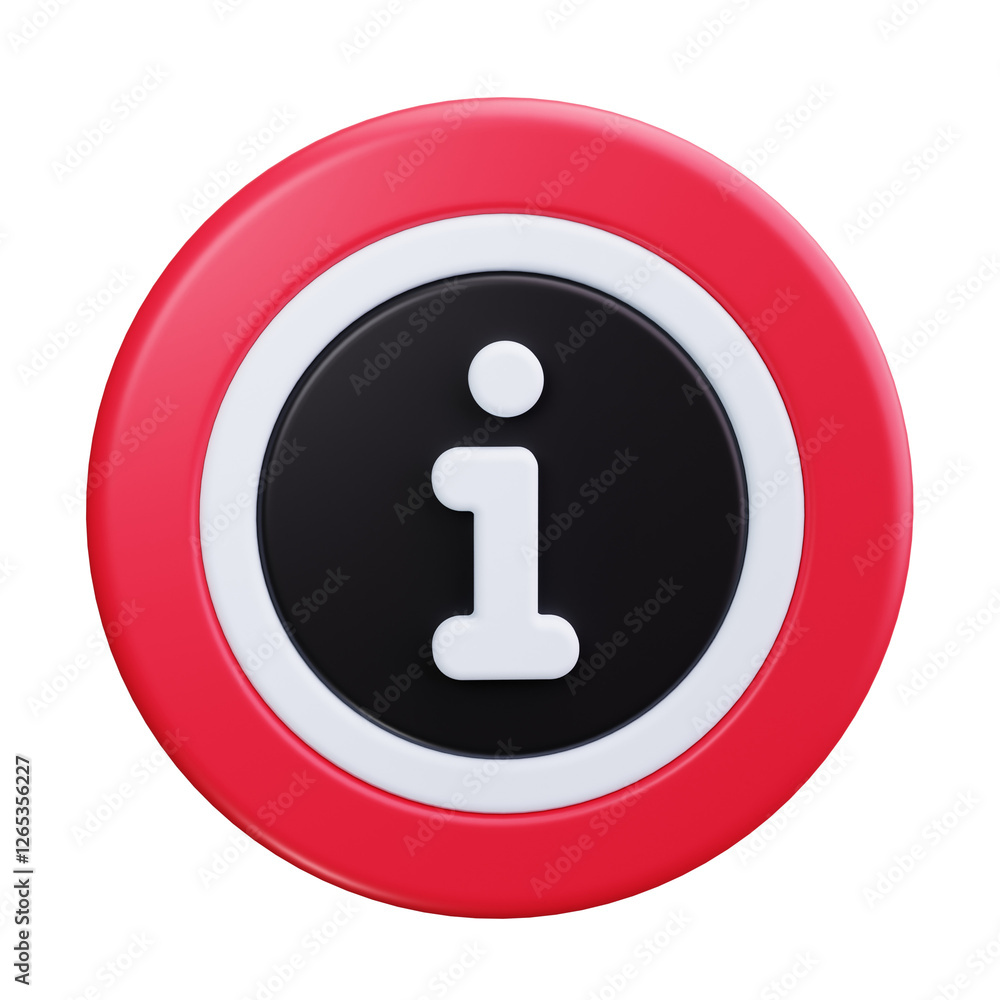 information 3d render icons information 3d render icons