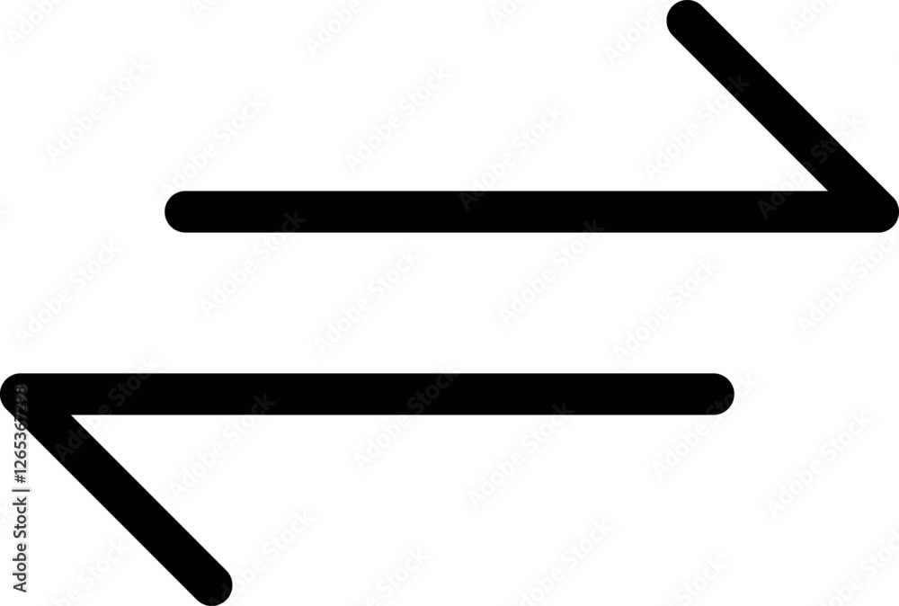 Arrows transfer icon, exchange arrow icons - Swap icon with two arrows convert button sign - data transformation transmission icon. Colorful icon set, vector illustration Arrows transfer icon, exchange arrow icons - Swap icon with two arrows convert button sign - data transformation transmission icon. Colorful icon set, vector illustration