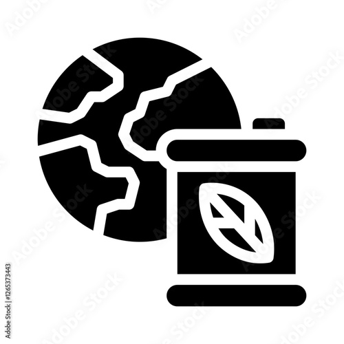 globe glyph icon