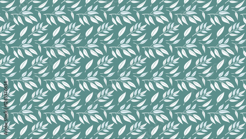 ローズマリーの美しいナチュラルなイラスト、パターンの背景