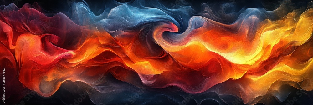 Fiery abstract swirls, vibrant hues, dynamic energy. Fiery abstract swirls, vibrant hues, dynamic energy.