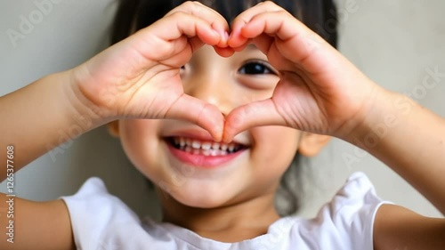 Heartfelt Joy, Celebrating Children or Little Hands, Big Love, A Children's Day Portrait