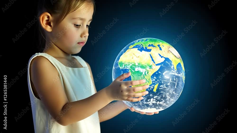 A Child's Vision, Protecting Our Planet for Future Generations or Empowering Young Minds, A Sustainable Future for Children on World Children's Day A Child's Vision, Protecting Our Planet for Future Generations or Empowering Young Minds, A Sustainable Future for Children on World Children's Day