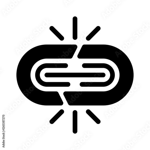 chains glyph icon