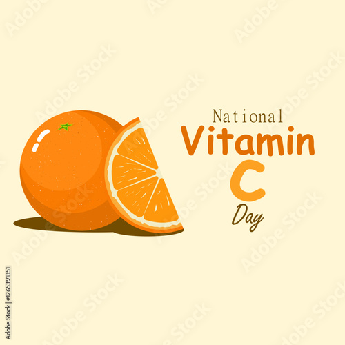 vector graphic of National Vitamin C Day ideal for National Vitamin C Day celebration.