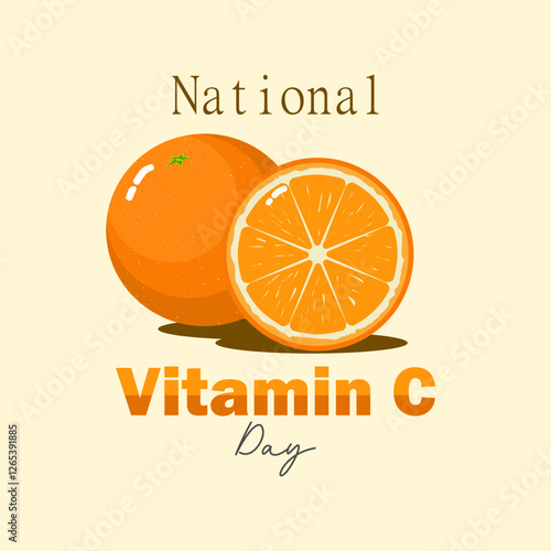 vector graphic of National Vitamin C Day ideal for National Vitamin C Day celebration.