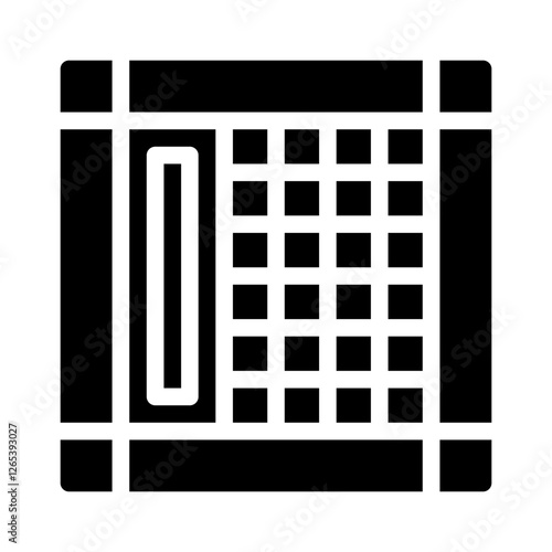 grid view glyph icon