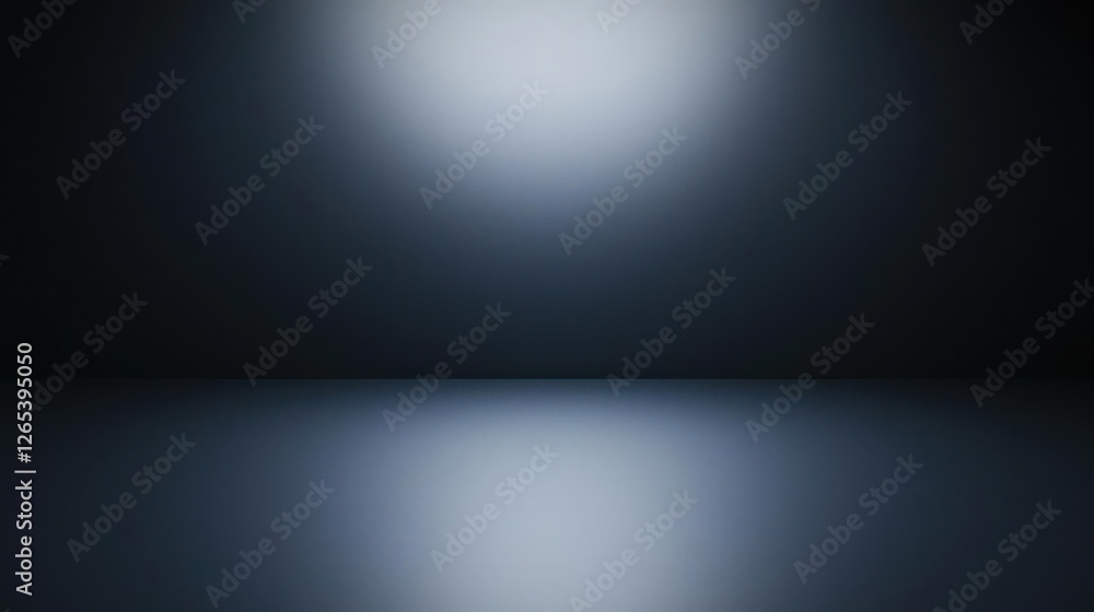 Dark Studio Background With Spotlight Dark Studio Background With Spotlight