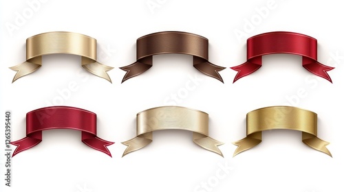 Elegant gold bestselling ribbons with labels and stickers perfect for events decorative enhancements premium quality photo