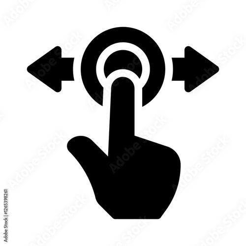 drag and drop glyph icon