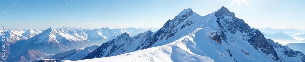 Snowy summit of Giewont mountain in Tatra Mountains, mountains, frozen, tatra mountains Snowy summit of Giewont mountain in Tatra Mountains, mountains, frozen, tatra mountains