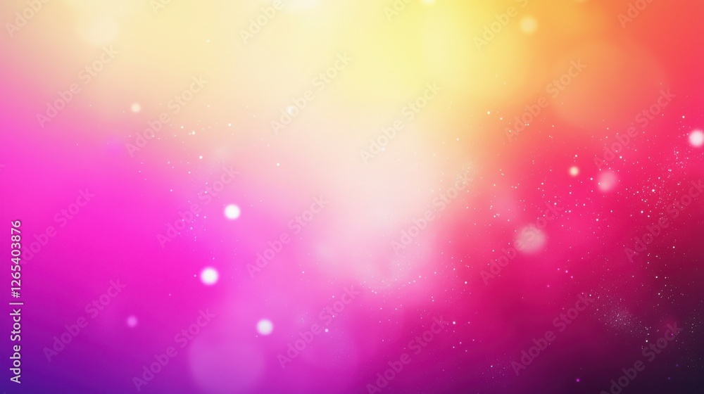 A vibrant and colorful abstract background with shades of pink, yellow, and orange, creating a dreamy atmosphere with light bokeh effects. A vibrant and colorful abstract background with shades of pink, yellow, and orange, creating a dreamy atmosphere with light bokeh effects.