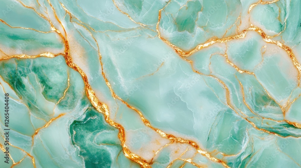 Mint green and blush pastel marble with natural gold veins, soft and organic flow Mint green and blush pastel marble with natural gold veins, soft and organic flow