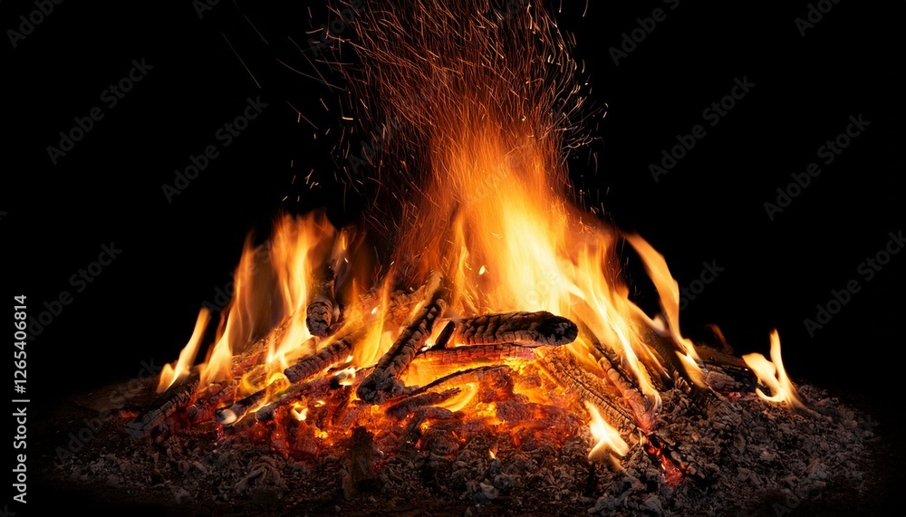 fire in the fireplace fire in the fireplace