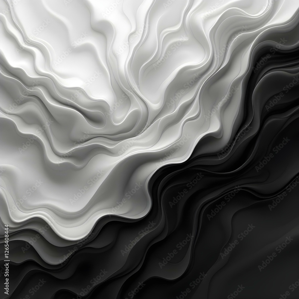 Black and white 4k texture. Minimal clean modern wallpaper. Perfect background with abstract fluid shapes. Black and white 4k texture. Minimal clean modern wallpaper. Perfect background with abstract fluid shapes.