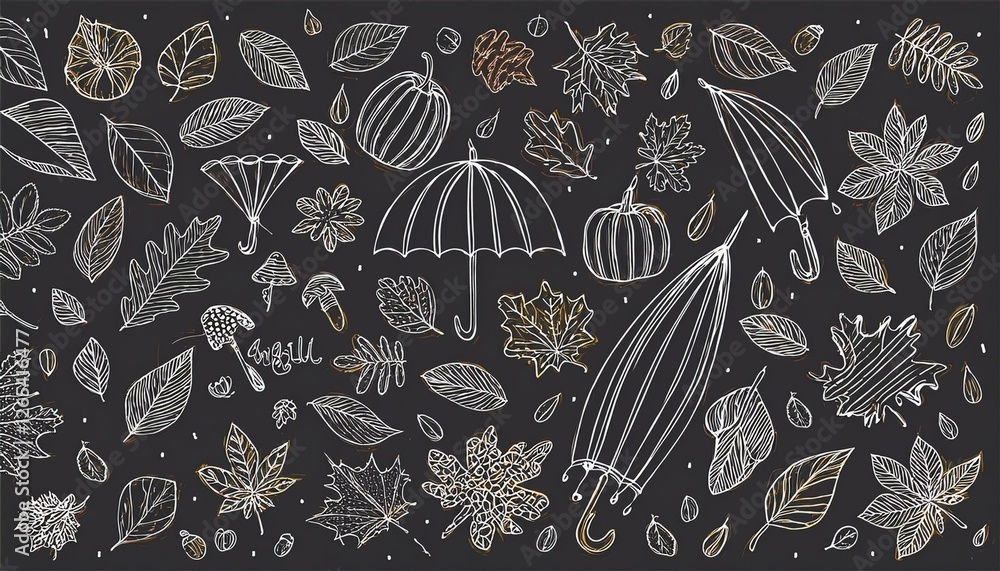 Autumn doodle vector set. Hand drawn doodle sketch style nature fall season, autumn icon background. Autumn falling leaves, wind season, umbrella sketch elements. perfect any project. Autumn doodle vector set. Hand drawn doodle sketch style nature fall season, autumn icon background. Autumn falling leaves, wind season, umbrella sketch elements. perfect any project.