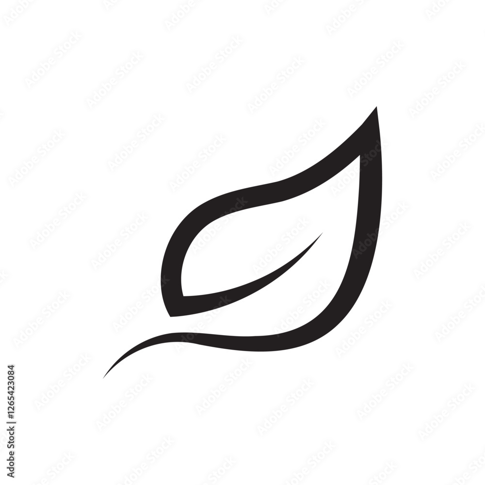 Leaves icon design isolated on white background. Leaves icon design isolated on white background.