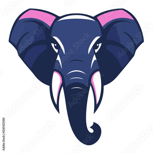 Elegant Elephant Silhouette for Wildlife & Nature Designs