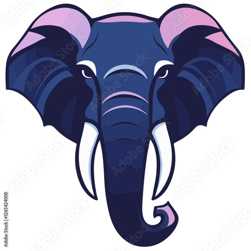 Elegant Elephant Silhouette for Wildlife & Nature Designs