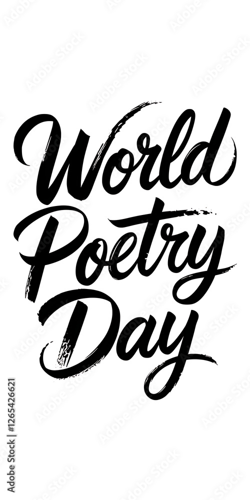 Naklejka premium World Poetry Day, Poster, Banner, Post, Story, Social Media Poster 