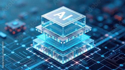 dvanced Artificial Intelligence Neural Network Architecture A Visualization of Next-Generation Computing Systems and Machine Learning Infrastructure in Modern Technology