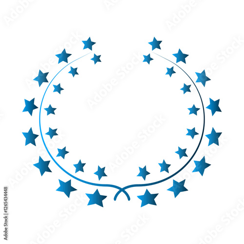 Laurel Wreath icon design template