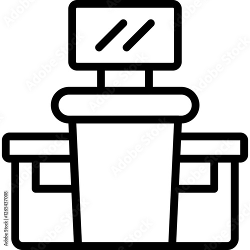 Check-In Counter Icon