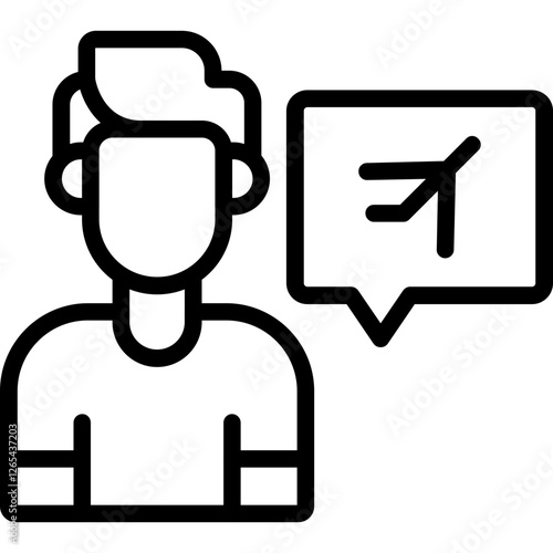 Airport Announcement Icon