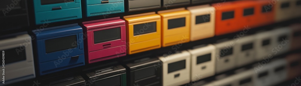 Fototapeta premium Retro Cartridge Collection, Classic Games, Minimalist Nostalgia
