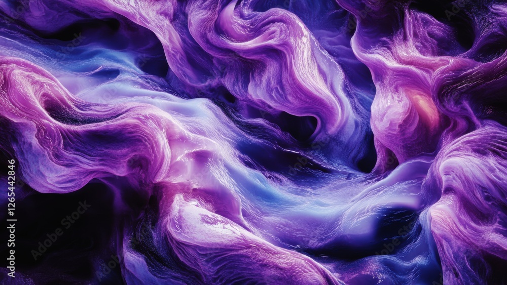 Abstract fluid art with swirling purple, blue, and yellow hues resembling a canyon river. Hyperrealistic 3D-rendered digital artwork Abstract fluid art with swirling purple, blue, and yellow hues resembling a canyon river. Hyperrealistic 3D-rendered digital artwork