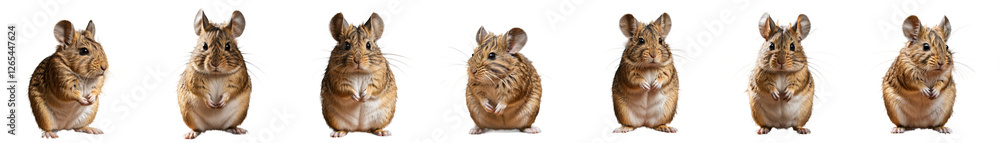 Obraz premium Playful mice showcasing their adorable antics