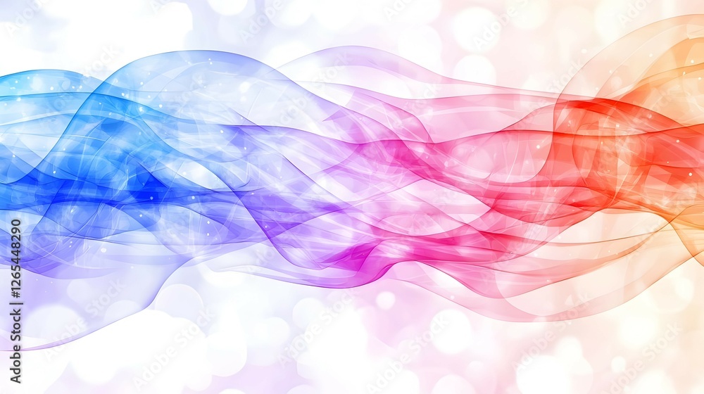 Fototapeta premium Abstract Colorful Waves Background Design