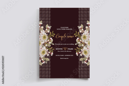 BRIDAL SHOWER FLORAL INVITATION TEMPLATE