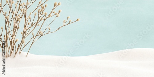 Winter Serenity: A delicate...
