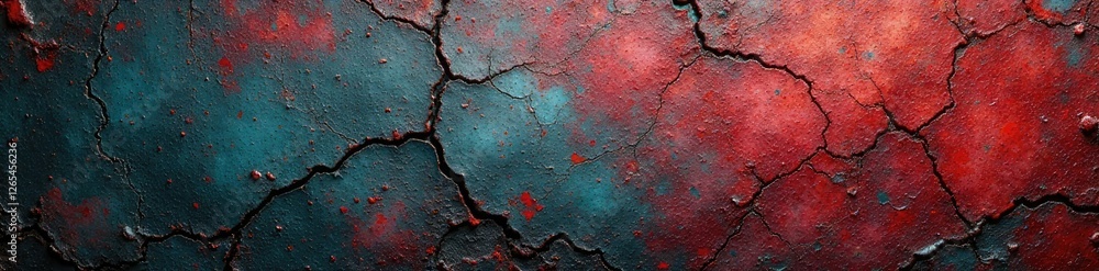 Damaged synthetic leather surface with cracks and creases, aging, synthetic material Damaged synthetic leather surface with cracks and creases, aging, synthetic material