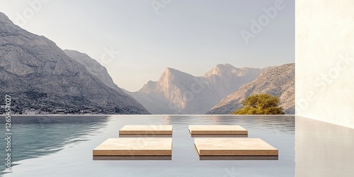 Serene Infinity: Wooden pla...