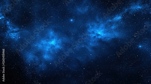 Wallpaper Mural Stunning Cosmic Background of Starry Night Sky Filled with Blue Nebula and Bright Stars in Deep Space for Science and Fantasy Concepts Torontodigital.ca