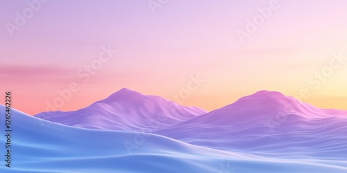 Dreamy Mountainscape: A ser...