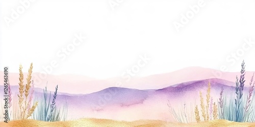 Pastel Mountain Range: A se...