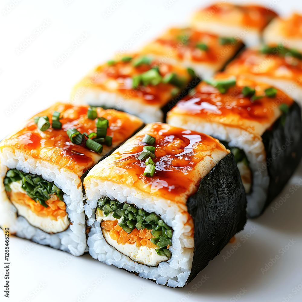 Delectable Japanese Sushi Rolls: A Culinary Masterpiece of Flavors and Textures Delectable Japanese Sushi Rolls: A Culinary Masterpiece of Flavors and Textures
