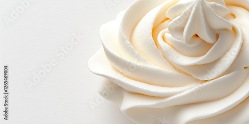Whipped Cream Swirl: A clos...